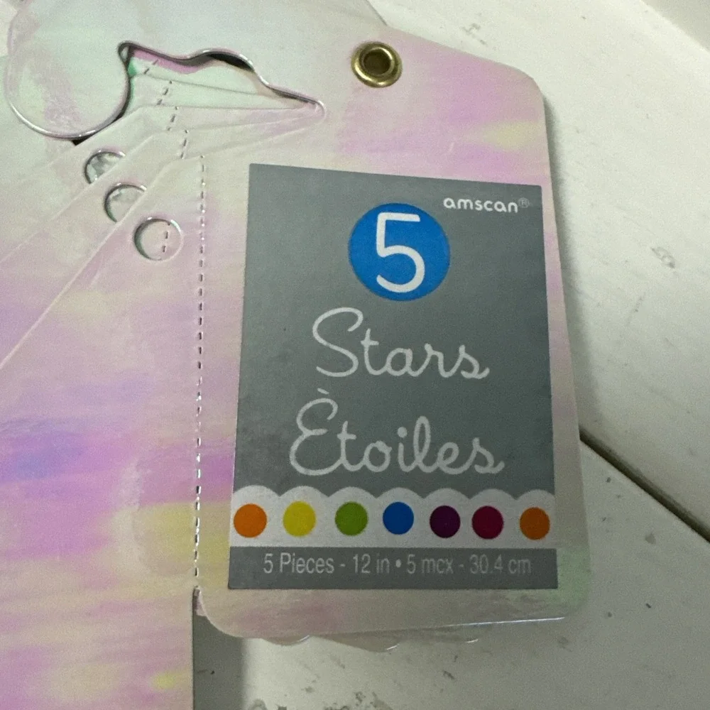 5 Amscan Star Hanging 12